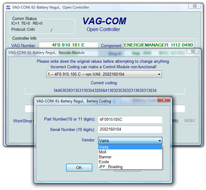 Ross-Tech: VAG-COM: Current Beta 11-10